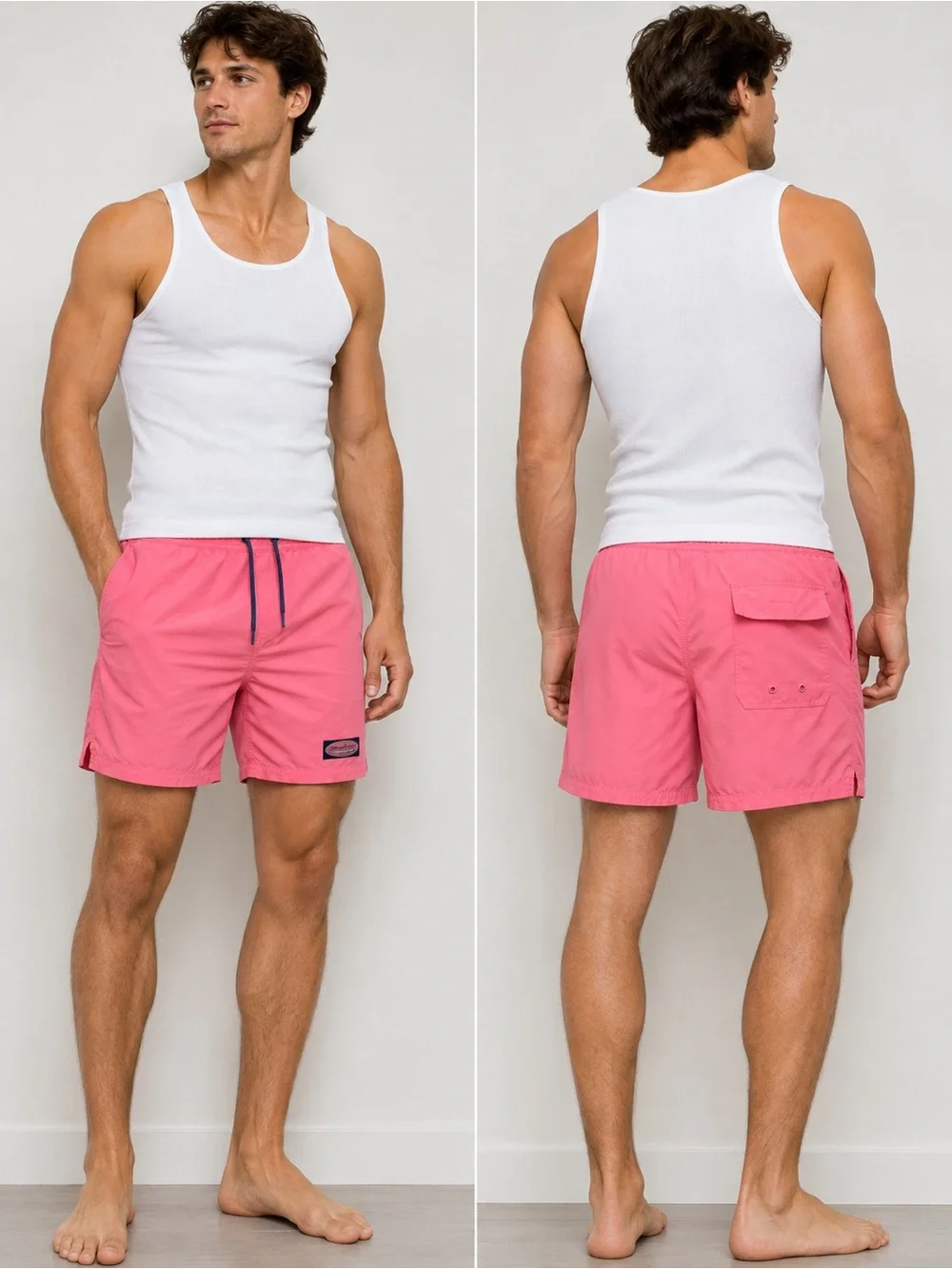 Vineyard Vines Men’s Pink Swim Trunks Board Shorts Size S/P